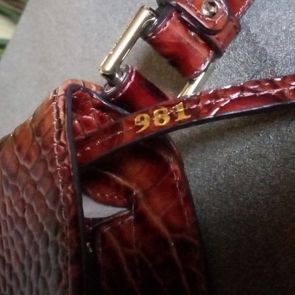 BRAHMIN "Johanna" Pecan Melbourne Medium Hobo Shoulder Bag Purse - Picture 12 of 14